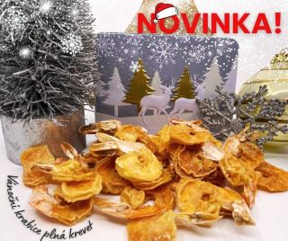 VÁNOČNÍ LIMITKA: Křupavé krevety pro psí gurmány! 🎄 Máte už pro svého čtyřnohého přítele něco extra pod stromeček? Pokud...